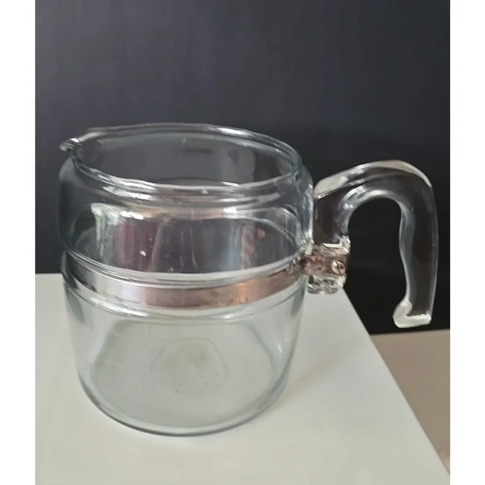 VTG PYREX Flameware Glass Percolator 6 Cup Coffee POT ONLY 7756
